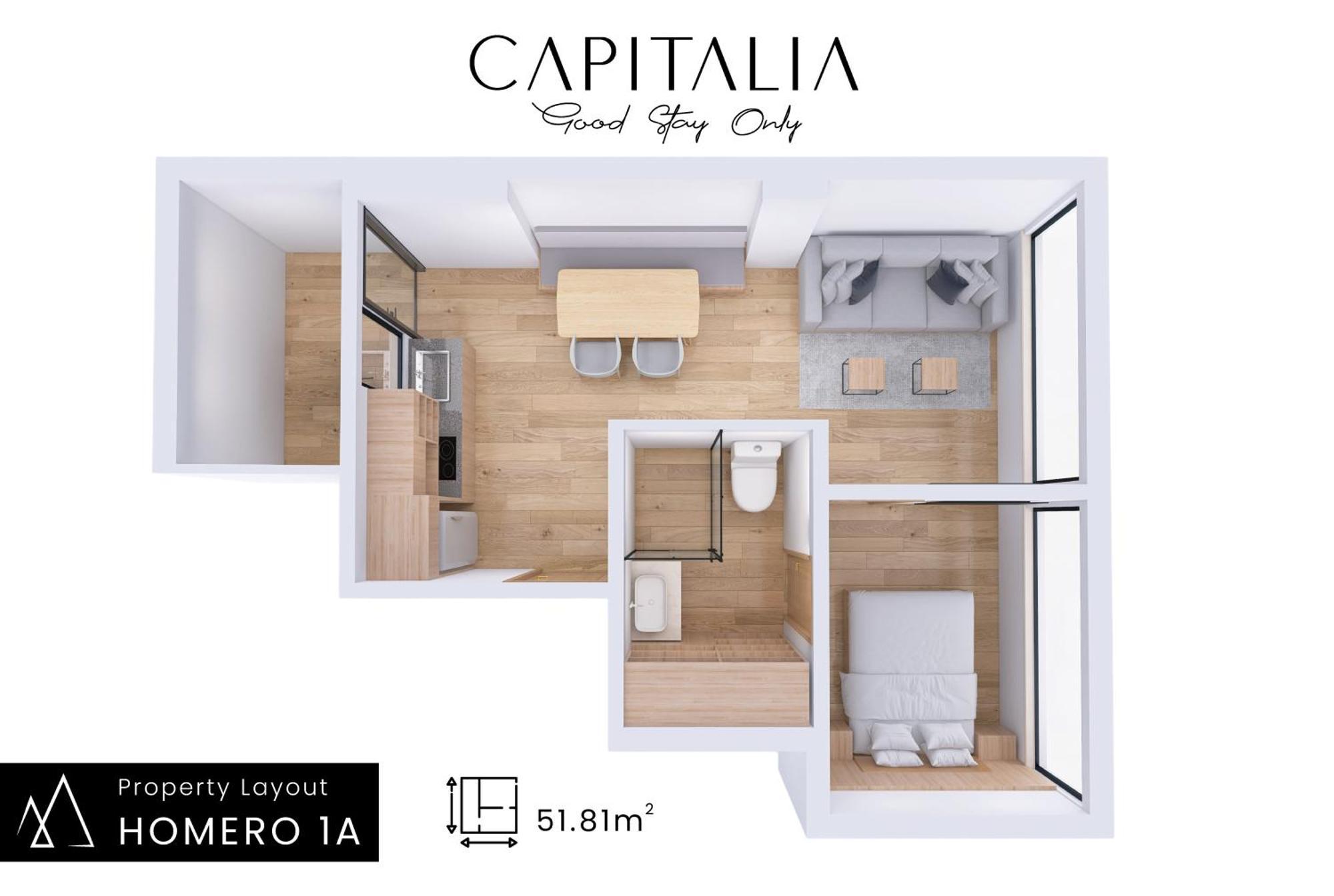 Capitalia - Luxury Apartments - Homero Kota Meksiko Ruang foto